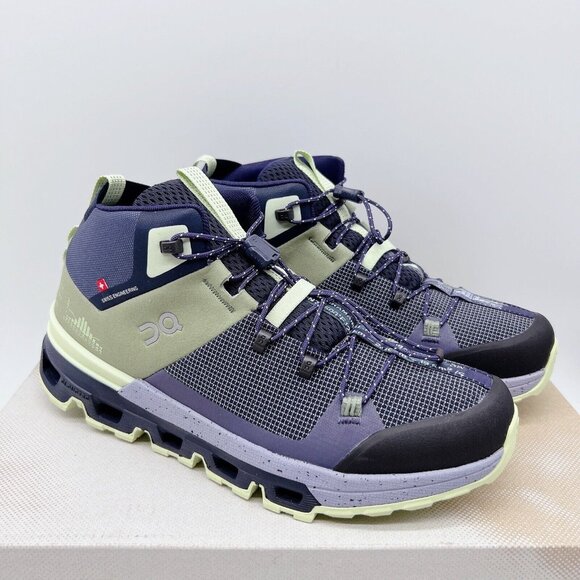 NEW On Cloudtrax Hiking Boot Sneaker Running Shoe Reseda/ Lavender Womens US 8.5 - Picture 2 of 13